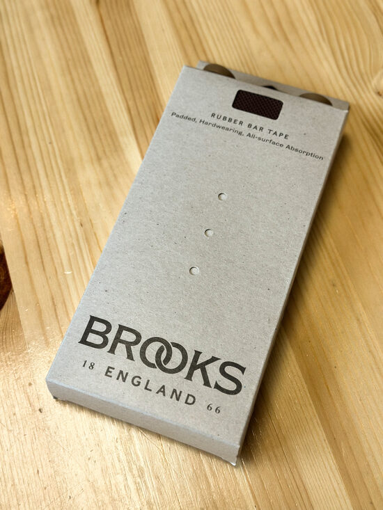 Brooks England Rubber Bar Tape (Brun)