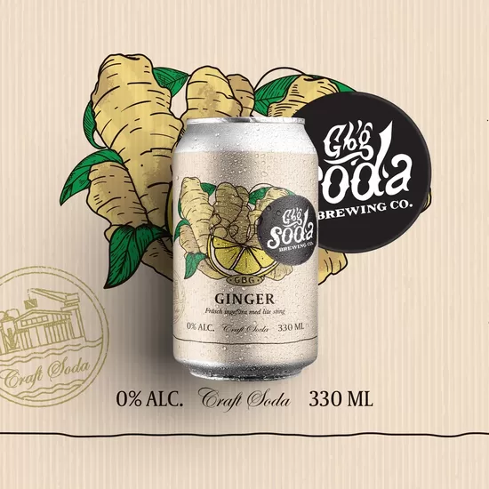GBG Soda – Craft Soda Ginger 33 cl